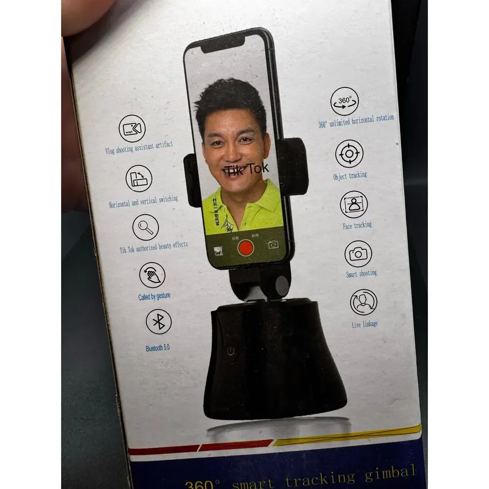NWT 360 Smart Tracking Gimbal For Streaming, Face, Objects, etc